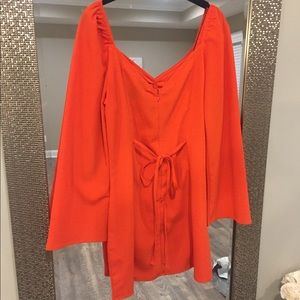 Orange Collusion Dress